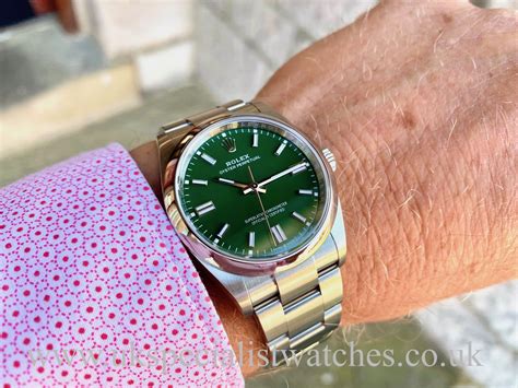 rolex perpetual gold green|rolex oyster perpetual 2020.